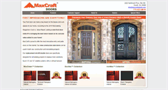 Desktop Screenshot of maxcraftdoors.com